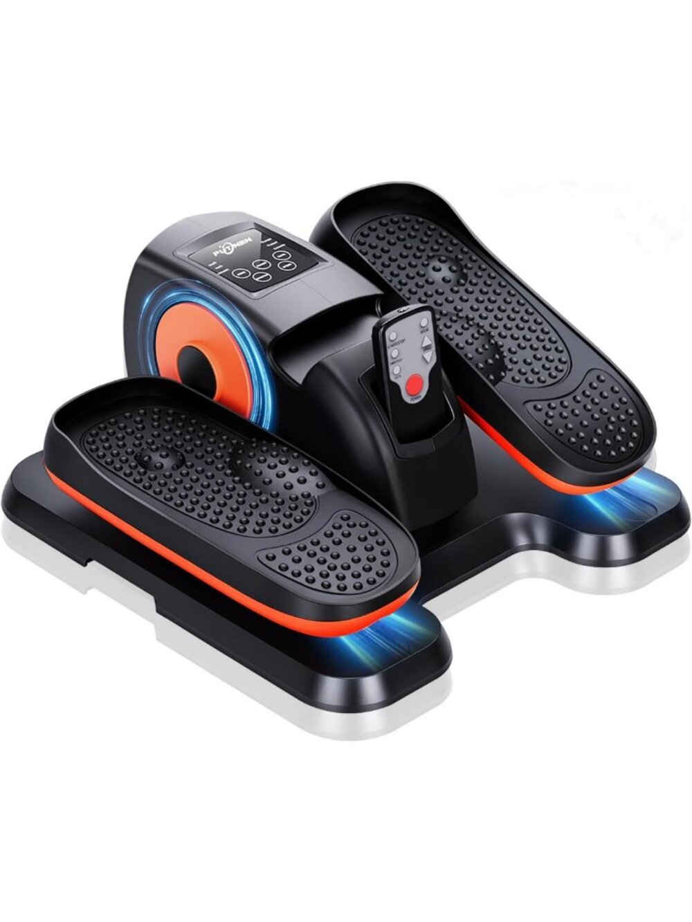 Compact Under Desk Elliptical Machine - Electric Leg Exerciser for Seniors
